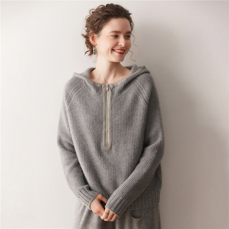 Bramble – Cashmere Wool Hoodie - Hilltop Nord