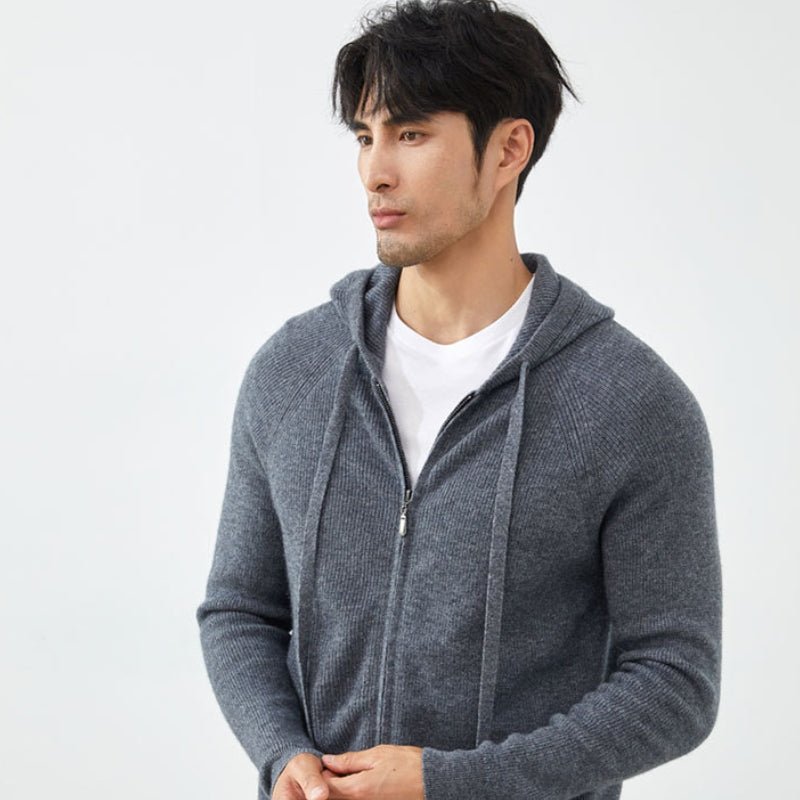 Bluecliff – Cashmere Wool Hoodie - Hilltop Nord