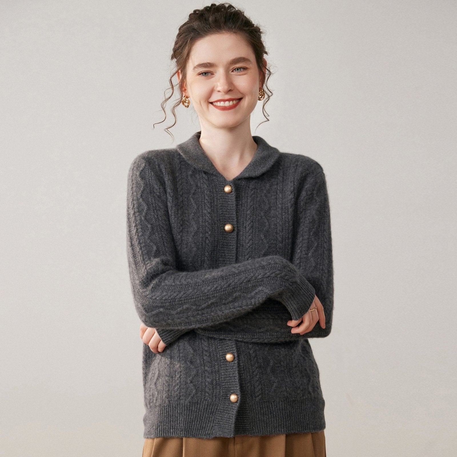 Wavecrest – Cashmere Wool Cardigan - Hilltop Nord