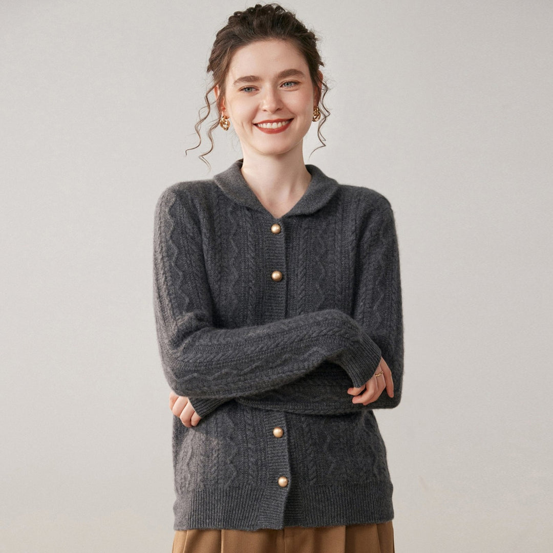 Wavecrest – Cashmere Wool Cardigan - Hilltop Nord