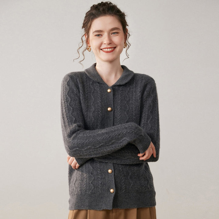 Wavecrest – Cashmere Wool Cardigan - Hilltop Nord