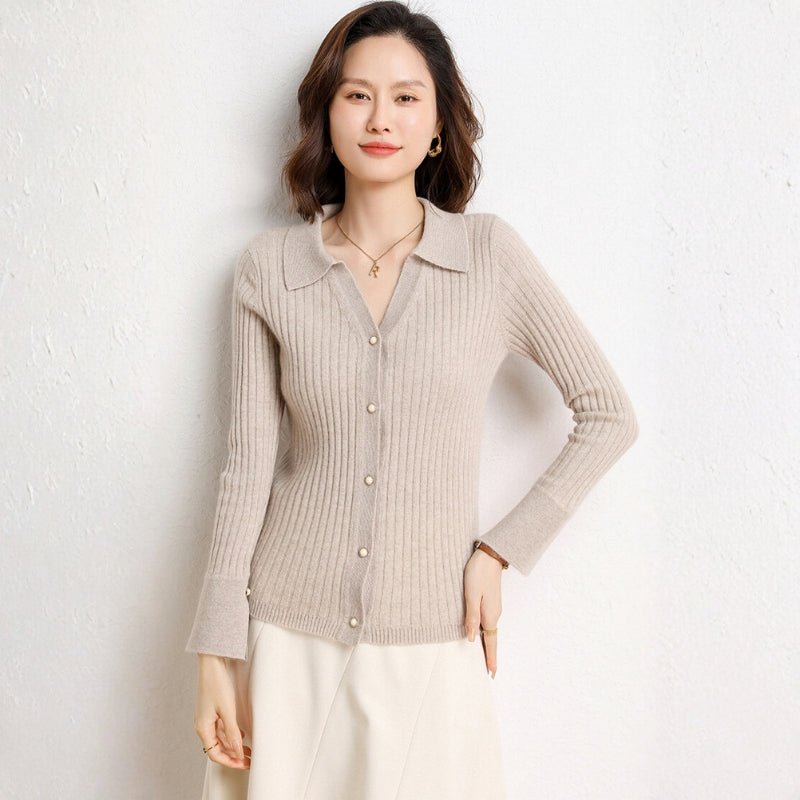 Emberhollow – Cashmere Wool Cardigan - Hilltop Nord