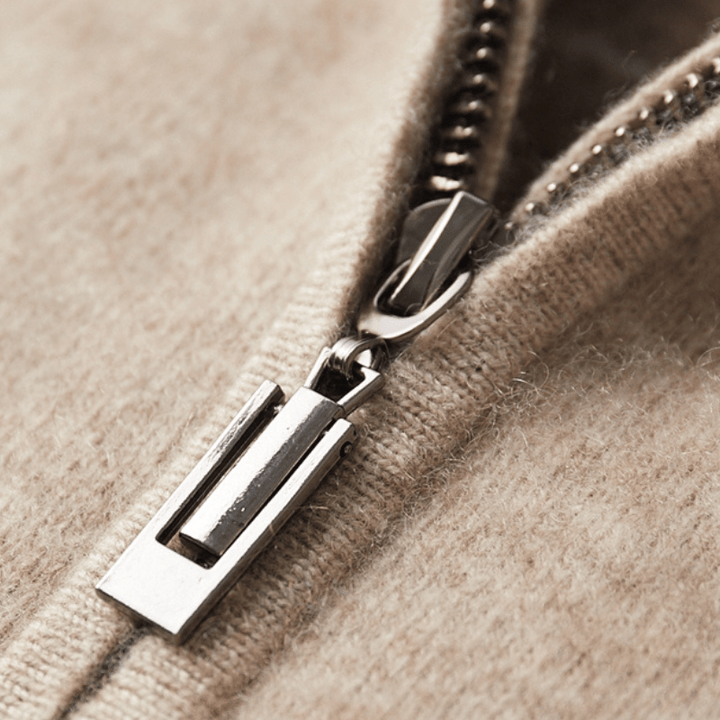 Ridgeway - Cashmere Wool Zip Jacket - Hilltop Nord