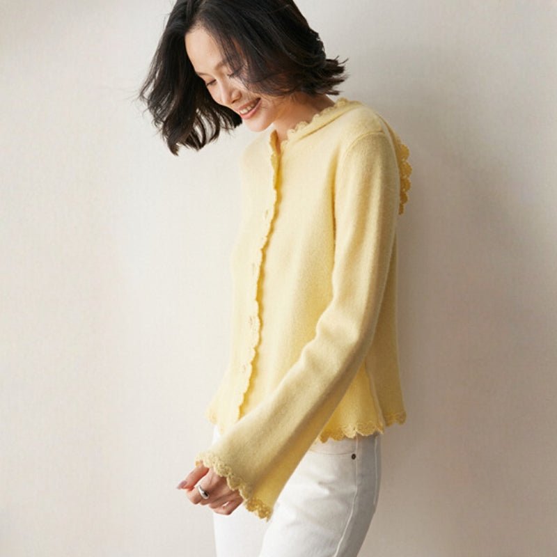 Softedge – Cashmere Wool Cardigan - Hilltop Nord