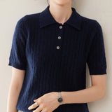 Solstice – Cashmere Wool Polo - Hilltop Nord