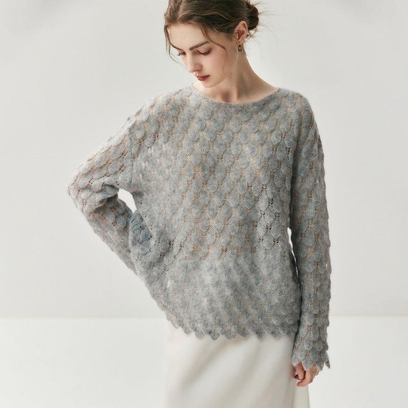 Scaleweave – Cashmere Wool Sweater - Hilltop Nord