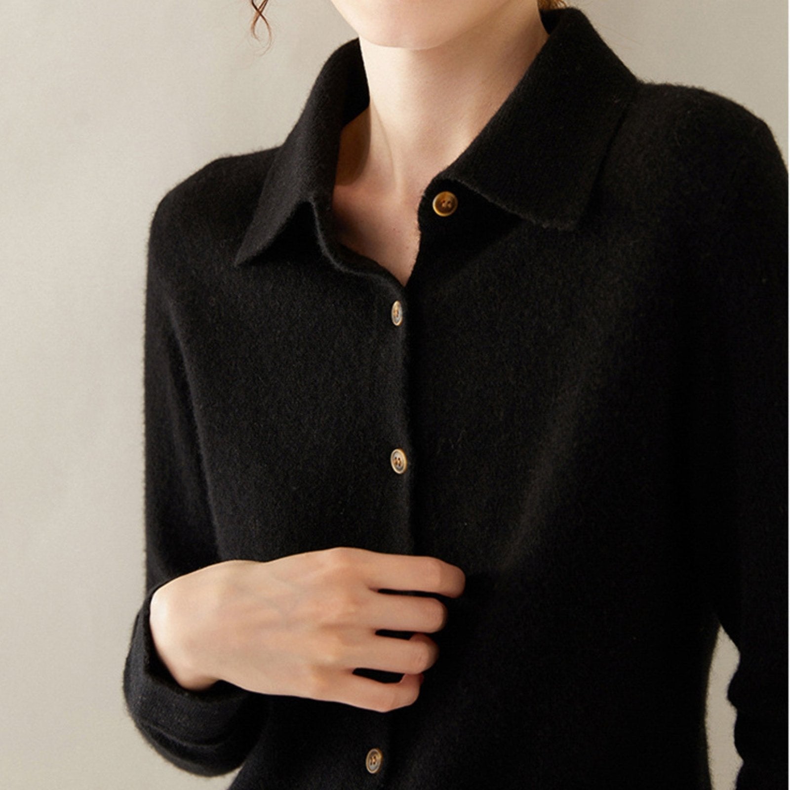 Loomstead – Cashmere Wool Cardigan - Hilltop Nord