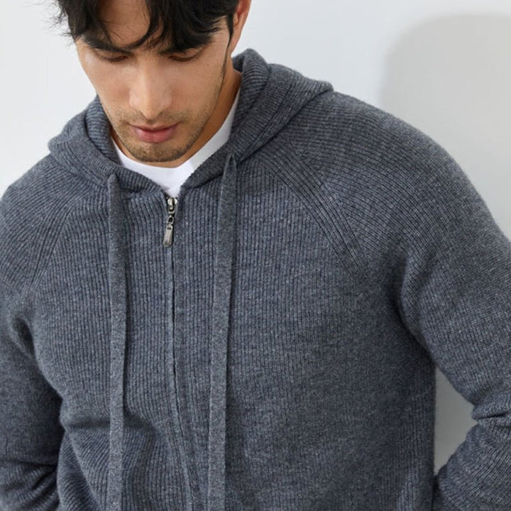 Bluecliff – Cashmere Wool Hoodie - Hilltop Nord