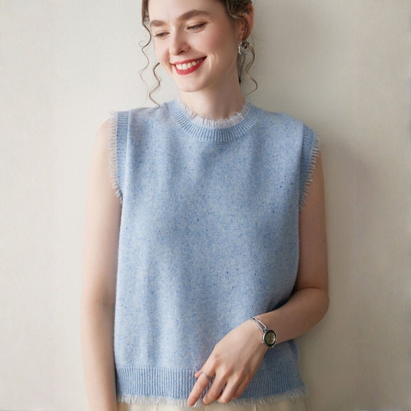 Polka – Cashmere Wool Vest - Hilltop Nord