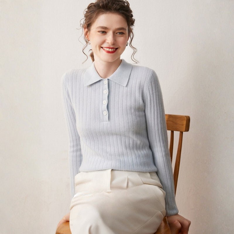 Alessandra – Cashmere Wool Sweater - Hilltop Nord