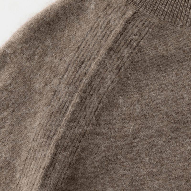 Rowan – Cashmere Wool Mock Neck Sweater - Hilltop Nord