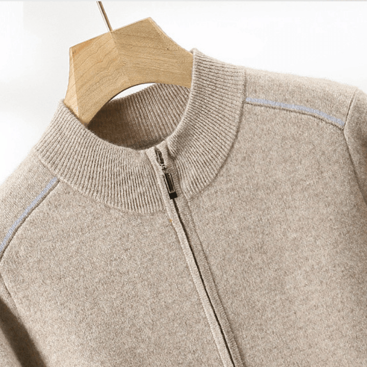 Ridgeway - Cashmere Wool Zip Jacket - Hilltop Nord