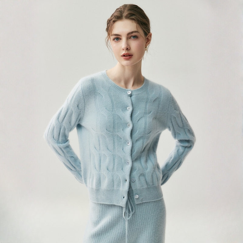 Ridgecable – Cashmere Wool Cardigan