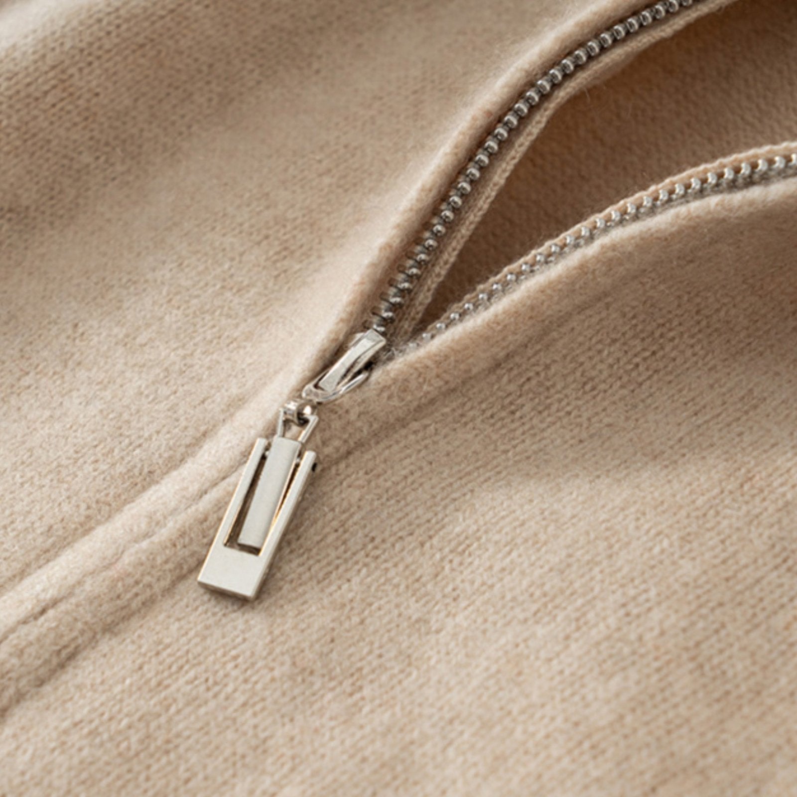 Crestflow – Cashmere Wool Zip Cardigan - Hilltop Nord