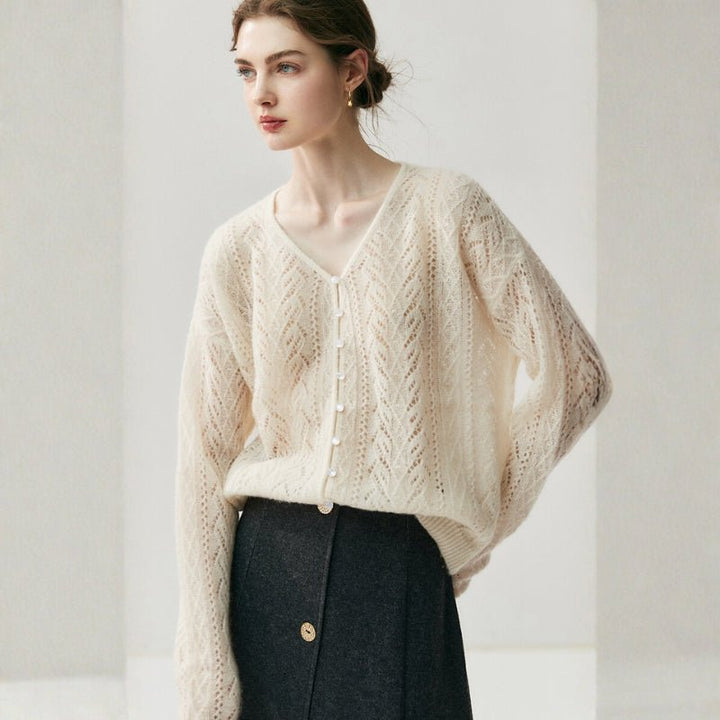 Fernridge – Cashmere Wool Cardigan - Hilltop Nord