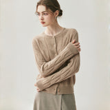 Ridgecable – Cashmere Wool Cardigan