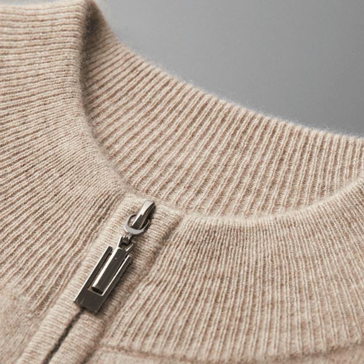 Ridgeway - Cashmere Wool Zip Jacket - Hilltop Nord