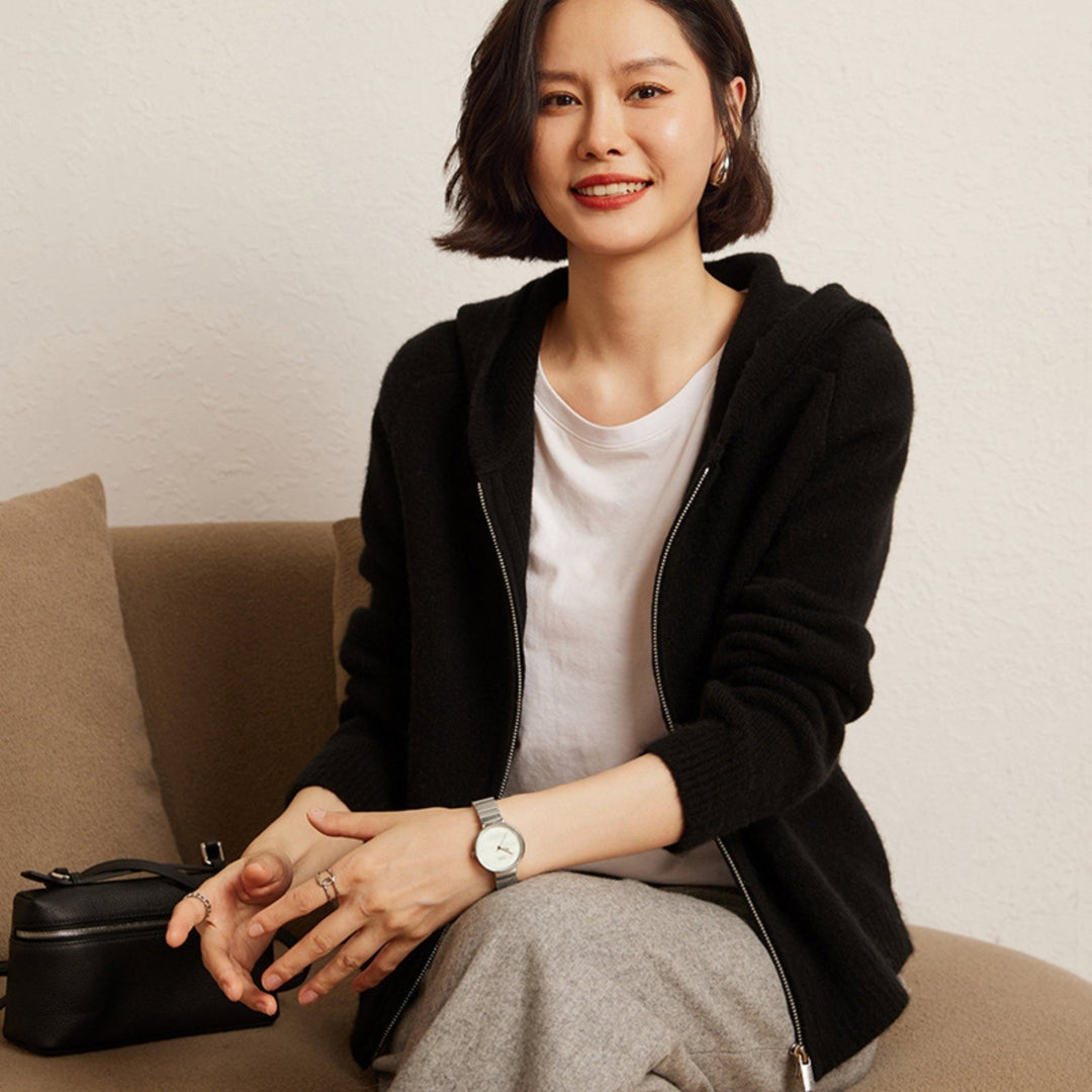 Emberidge – Cashmere Wool Hoodie - Hilltop Nord