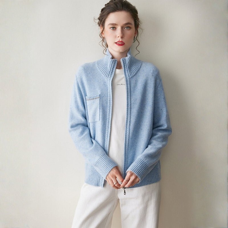 Wovengale – Cashmere Wool Cardigan - Hilltop Nord