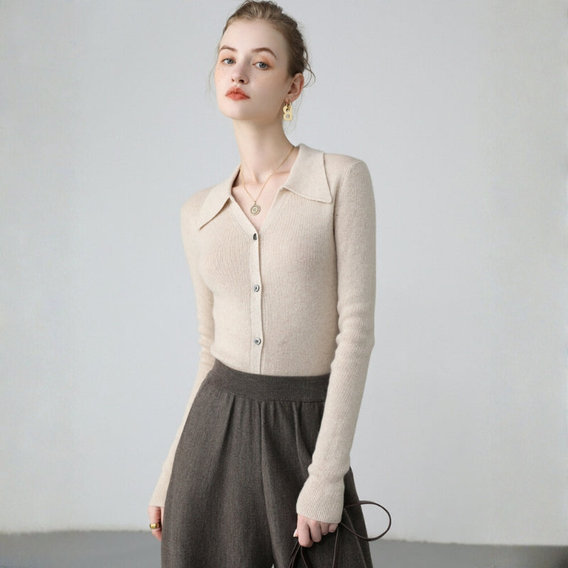 Seraphina – Cashmere Wool Cardigan