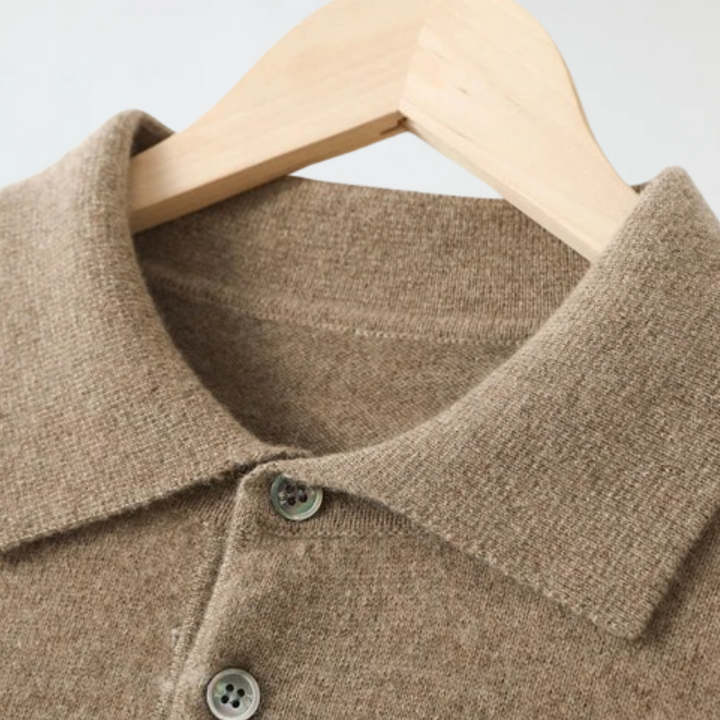 Atlas - Cashmere Polo Sweater