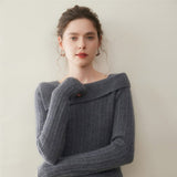 Thalia – Cashmere Wool Sweater - Hilltop Nord