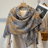 Orion - Printed Wool Scarf - Hilltop Nord