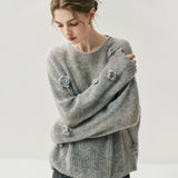 Frostpetal – Cashmere Wool Sweater - Hilltop Nord