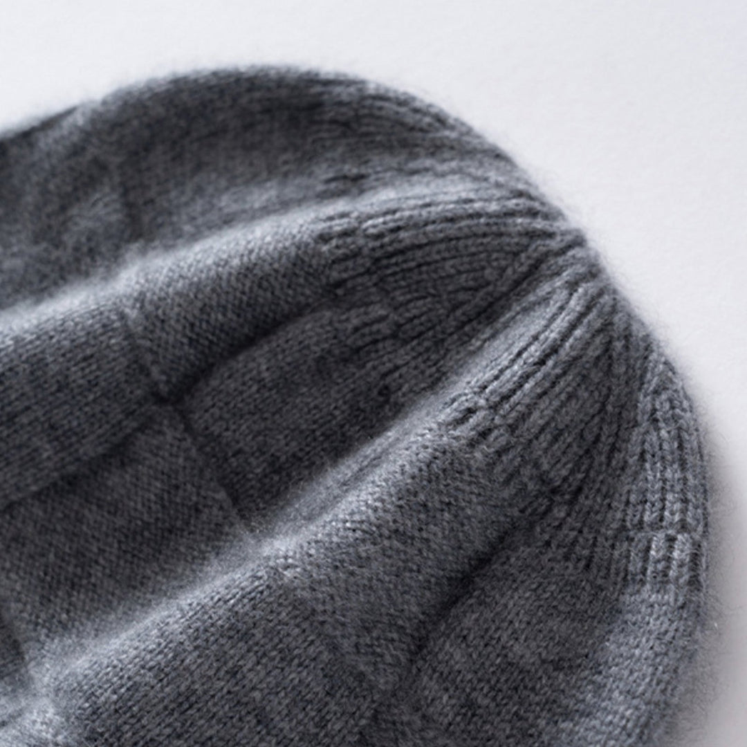 Quillridge – Cashmere Wool Beanie - Hilltop Nord