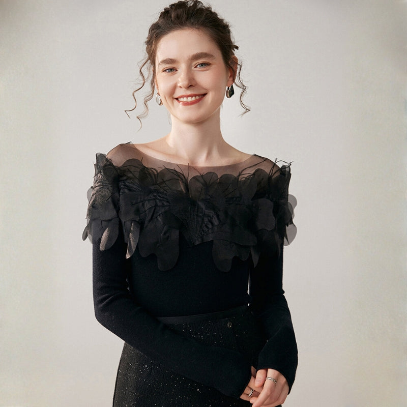 Shadowbloom – Cashmere Wool Sweater