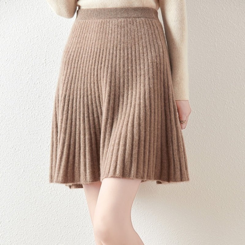 Heatherway – Cashmere Wool Skirt - Hilltop Nord