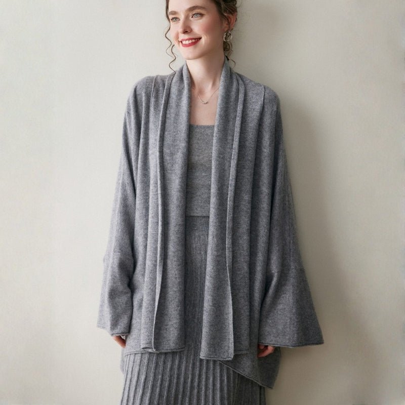 Hearthfall – Cashmere Wool Cardigan - Hilltop Nord