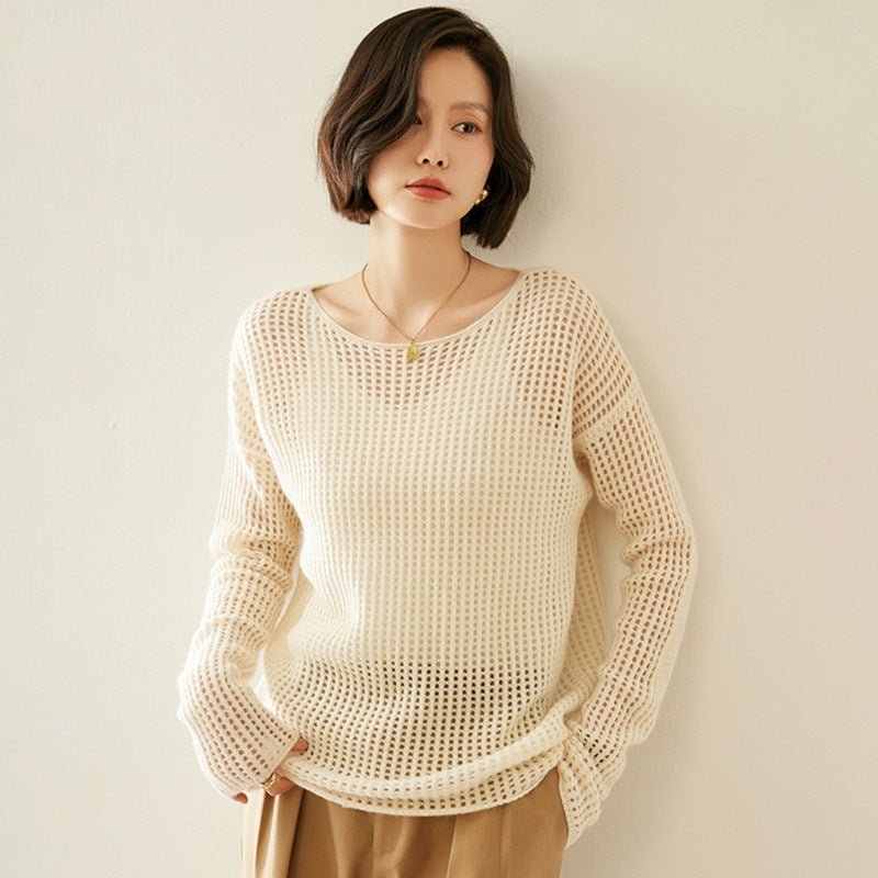 Whisperweft – Cashmere Wool Sweater - Hilltop Nord