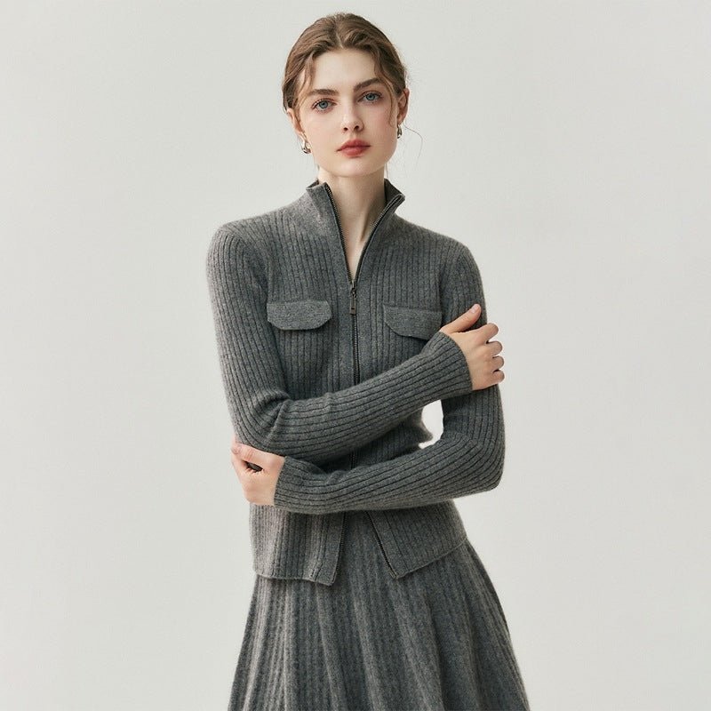 Calista – Cashmere Wool Cardigan - Hilltop Nord