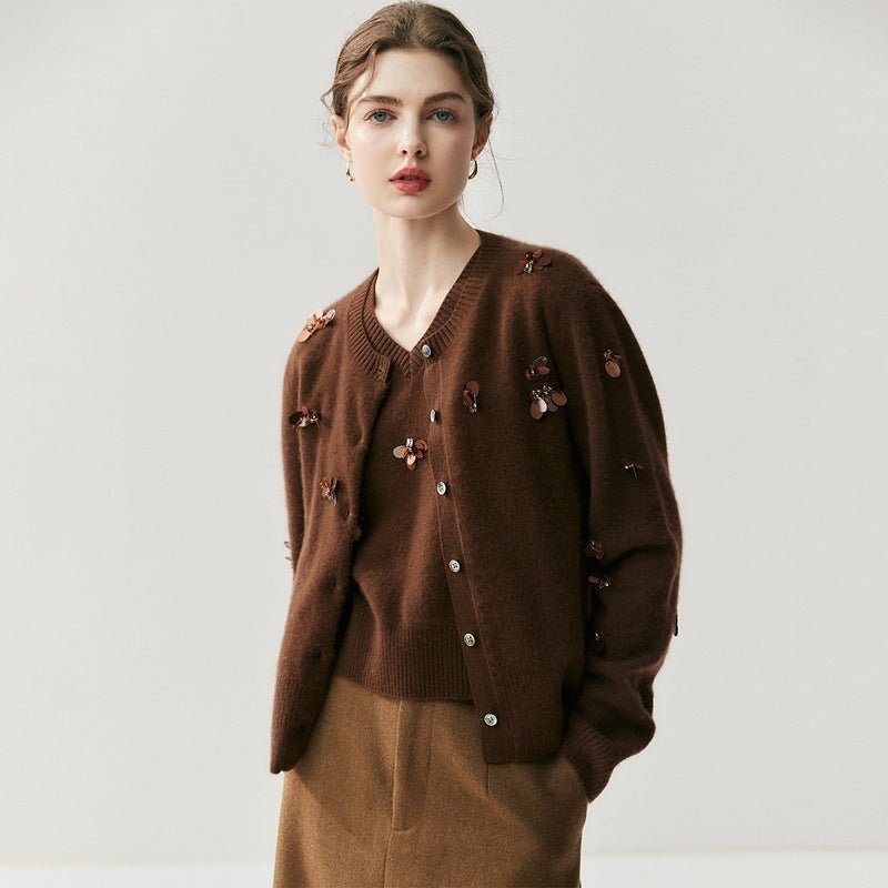 Whisperwing – Cashmere Wool Cardigan - Hilltop Nord