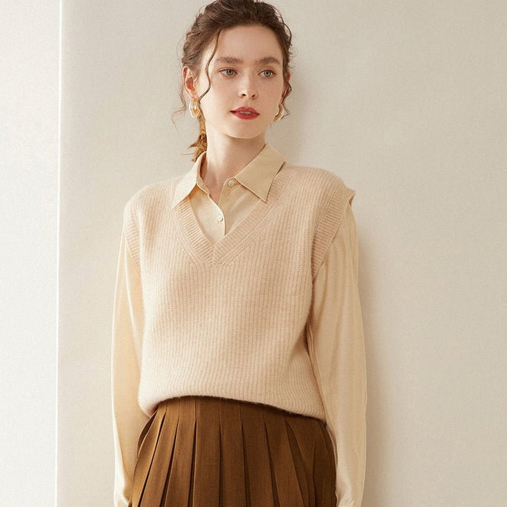 Hearth – Cashmere Wool Vest - Hilltop Nord