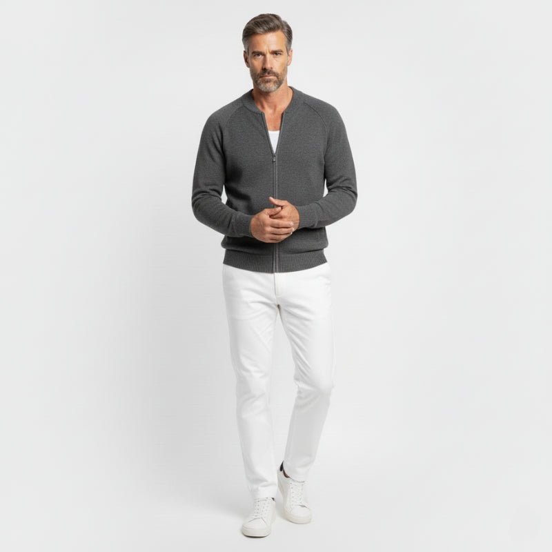 Corbin – Wool Zip - Up Sweater - Hilltop Nord