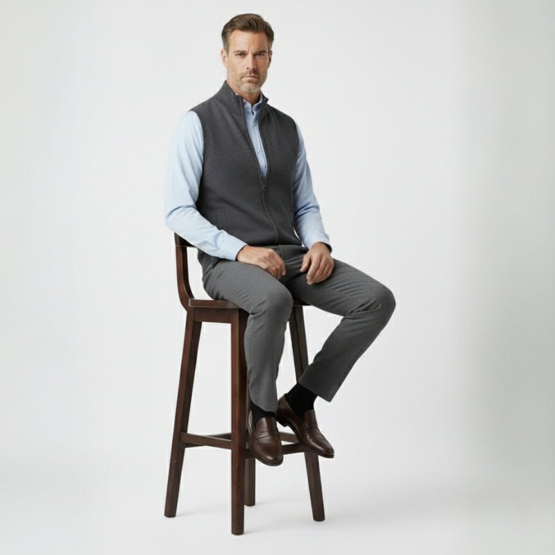 Birchwood - Wool Zip Vest - Hilltop Nord