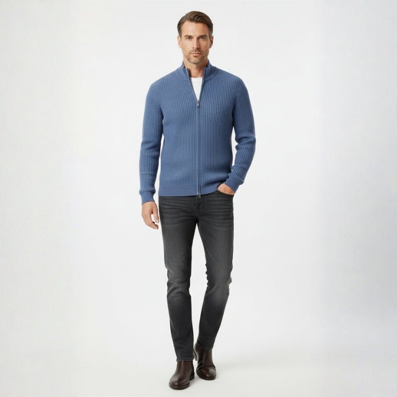 Skyline - Merino Zip Up - Hilltop Nord