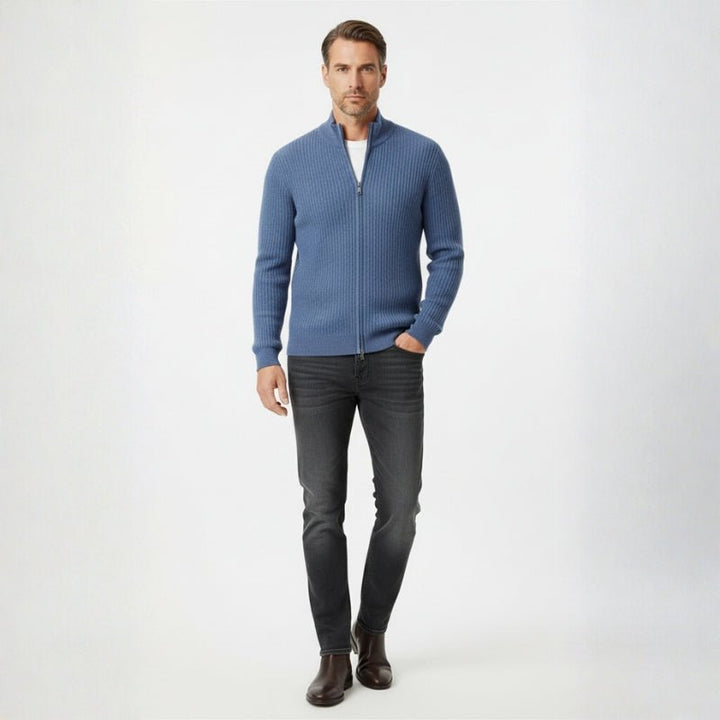 Skyline - Merino Zip Up - Hilltop Nord