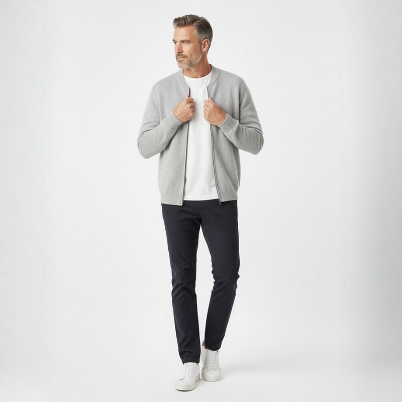 Fairmont - Wool Zip Cardigan - Hilltop Nord