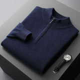 Stellan – Wool Half - Zip Sweater - Hilltop Nord