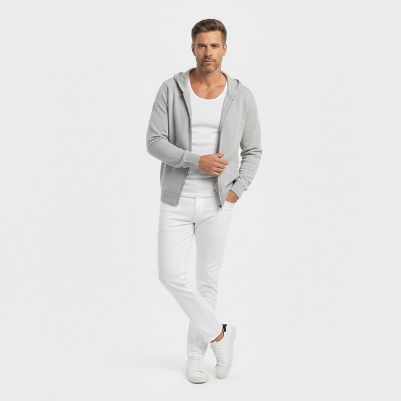 Horizon - Merino Pocket Zip Up - Hilltop Nord