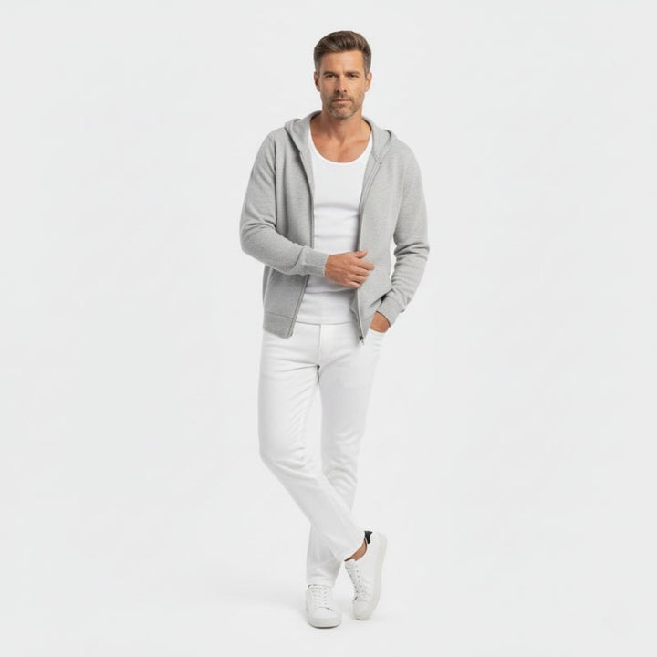 Horizon - Merino Pocket Zip Up - Hilltop Nord