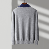 Weston - Cashmere Wool Zip Sweater - Hilltop Nord
