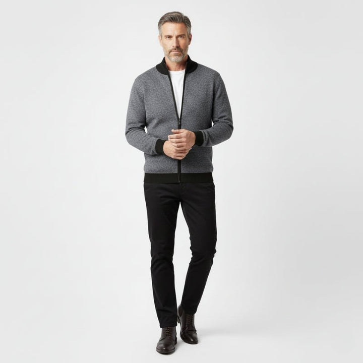 Sterling - Cashmere Wool Zip Jacket - Hilltop Nord