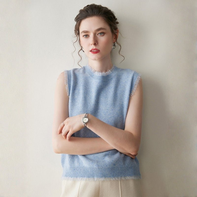 Polka – Cashmere Wool Vest - Hilltop Nord