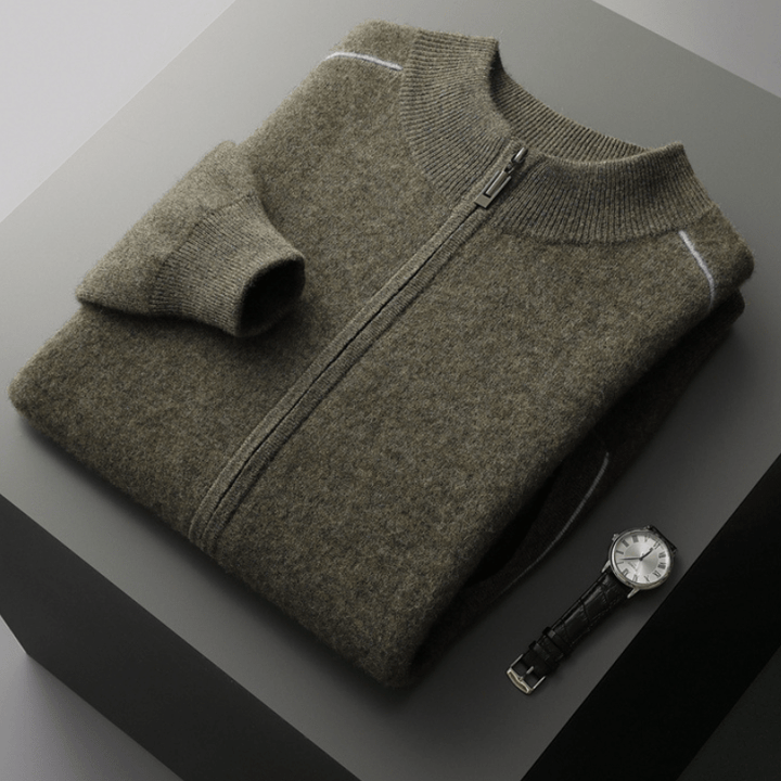 Ridgeway - Cashmere Wool Zip Jacket - Hilltop Nord