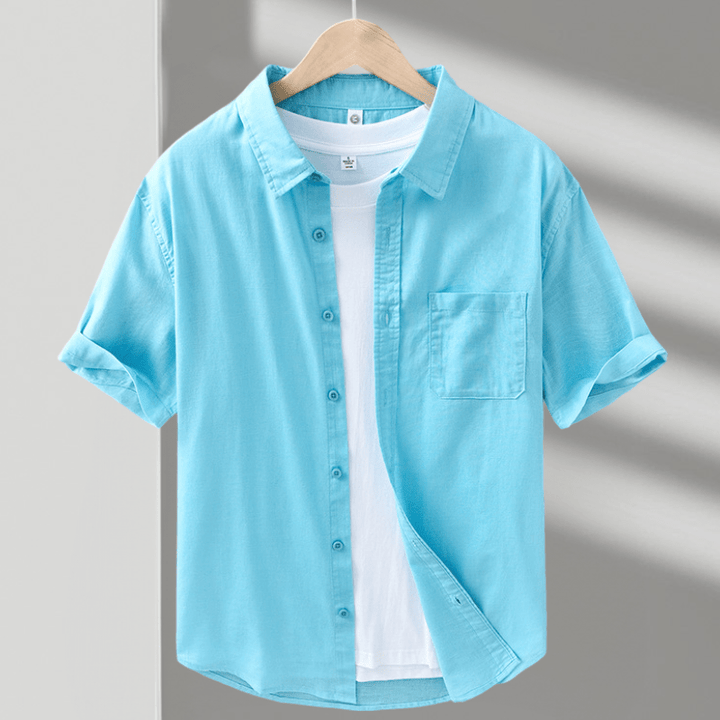 Coastline - Linen Short Sleeve - Hilltop Nord