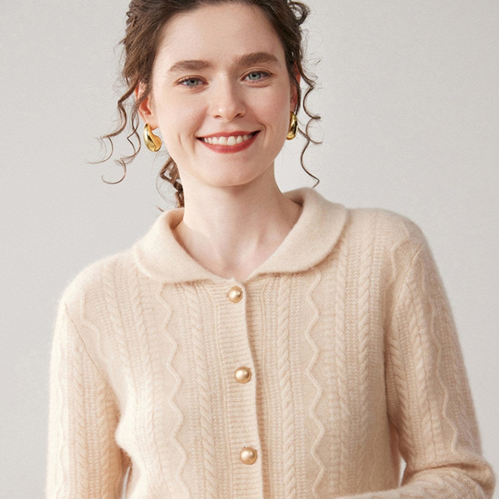 Wavecrest – Cashmere Wool Cardigan - Hilltop Nord